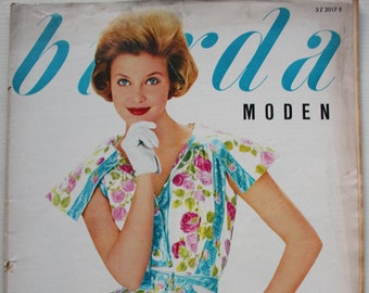 Burda Moden 6/ 1960 instructions, cutting sheet, fashion magazine, fashion magazine, sewing magazine, fashion magazine