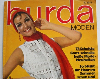 Burda Moden 7/ 1969   Anleitungen ,Schnittbogen , Modezeitschrift  Modeheft Nähzeitschrift  Modemagazin