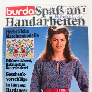 Burda needlework booklet 9/1979 instructions, sheets, fashion magazine, fashion magazine, sewing magazine, fashion magazine image 1