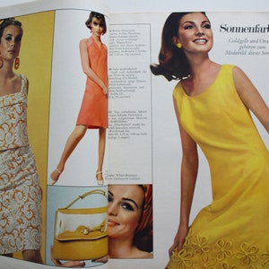 Burda Moden 5/ 1967 instructions, cutting sheets, fashion magazine, fashion booklet, sewing magazine, fashion magazine image 8
