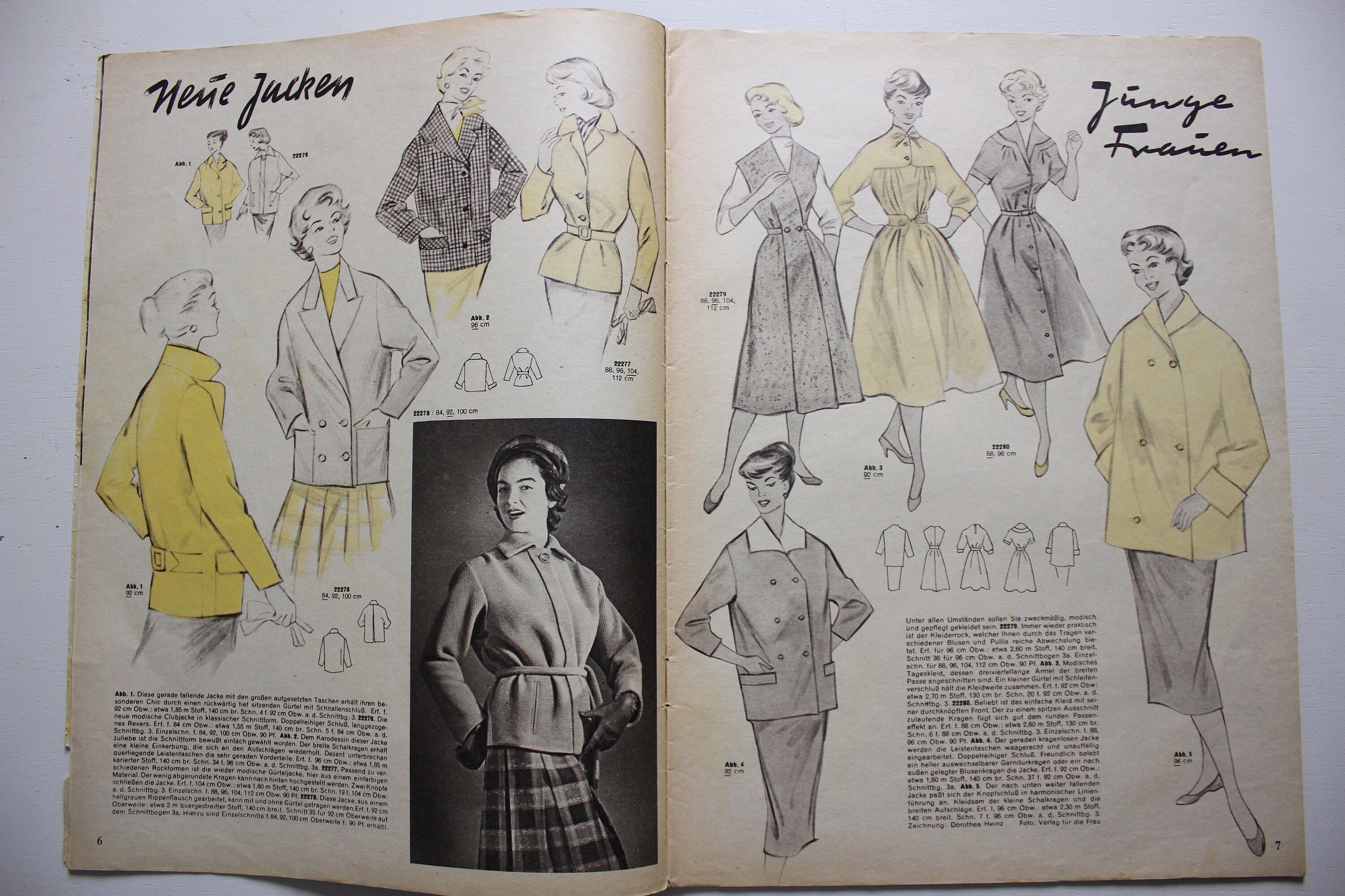 女性情報誌 THE FASHION No.3 Practical Fashion Issue 3 / 1957, Fashion Magazine With Pattern