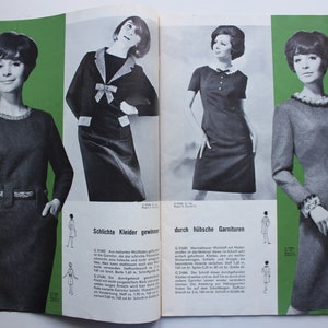Günther Moden 12/ 1965 mit Schnittmustern , Modezeitschrift Modeheft Nähzeitschrift Modemagazin Modejournal Bild 4