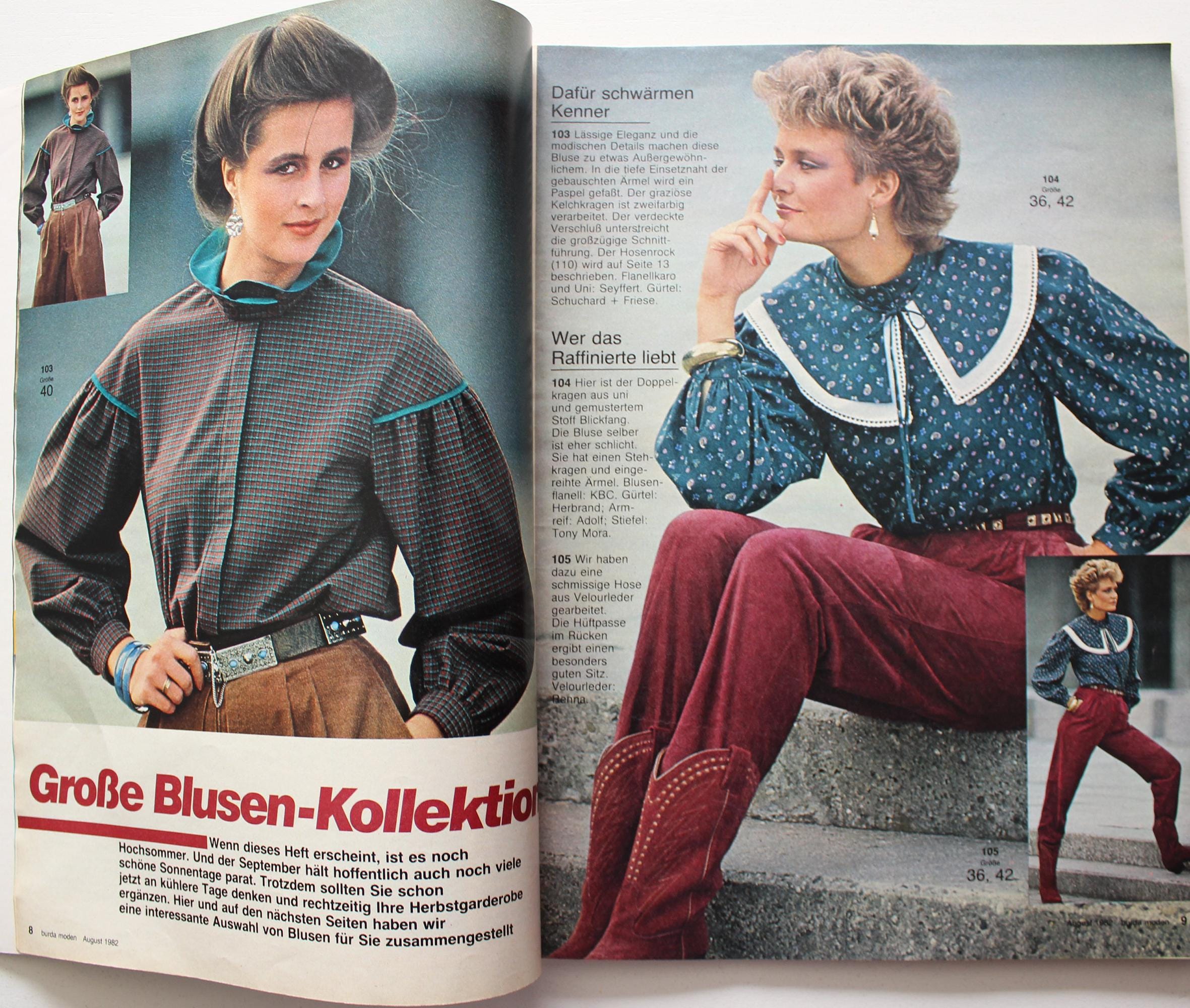 Magazine Burda Moden "Irrésistible" - La Mode De L'automne 1982 - Occasion