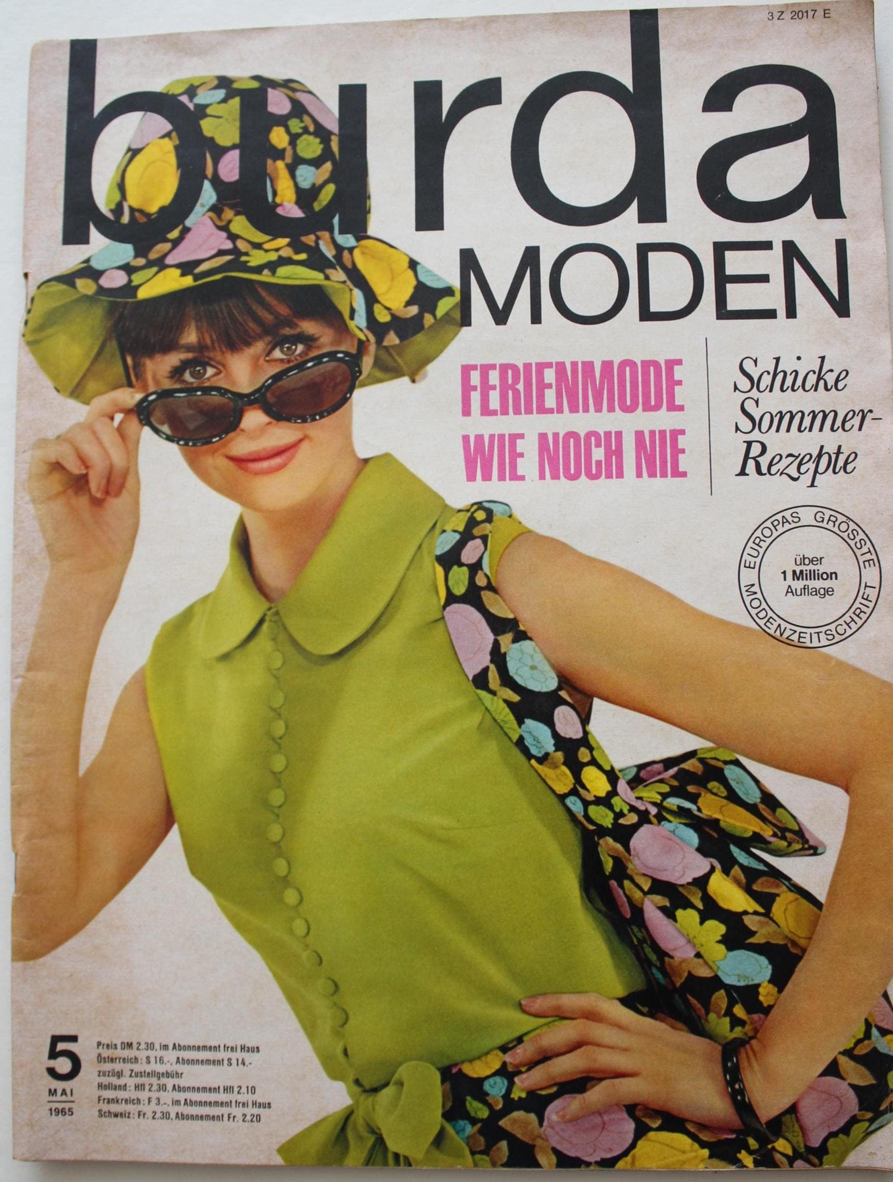 Burda Magazine 1965 - Etsy Canada