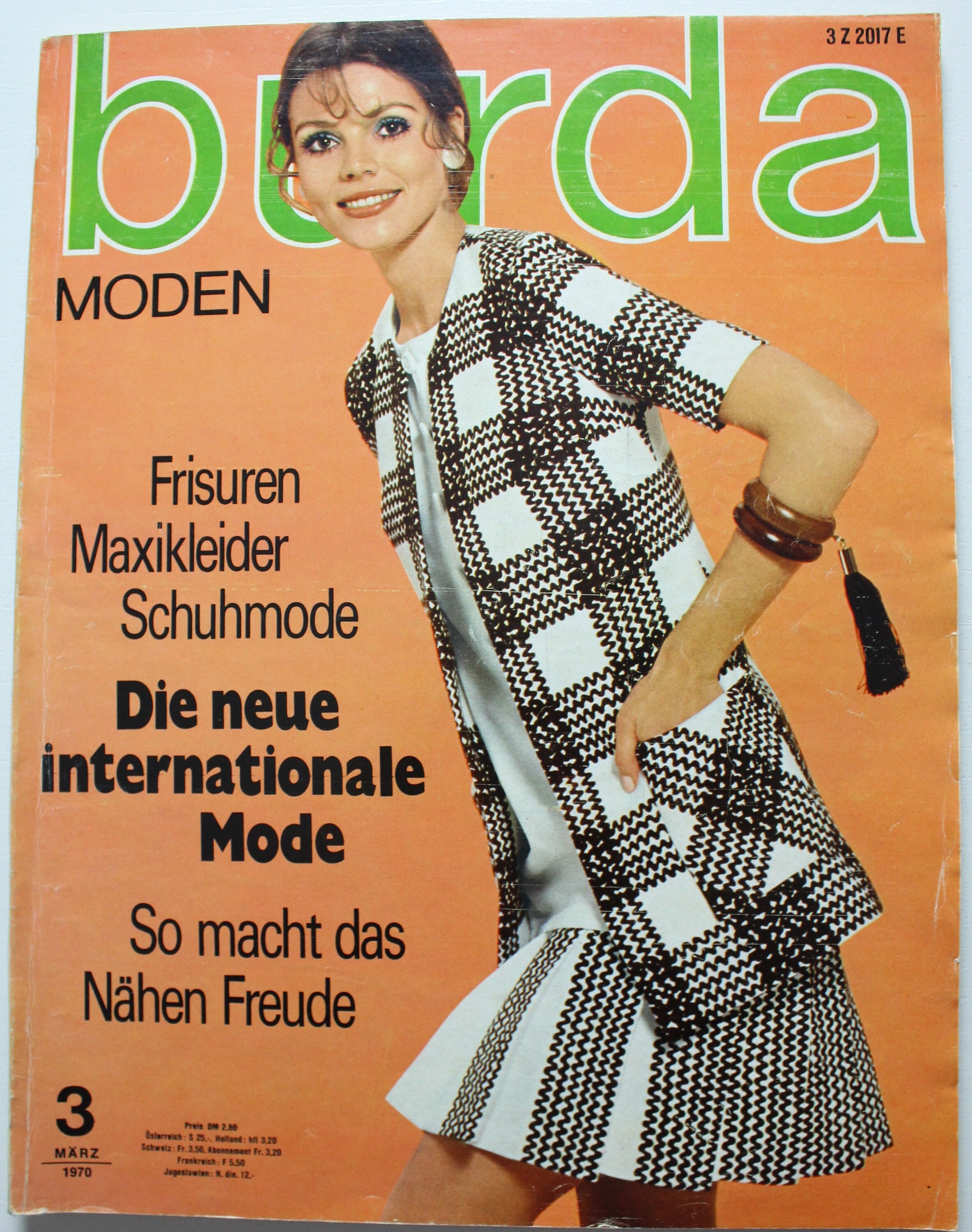 Vintage Burda Burda Modem Magazine June 1970 by cositasusa