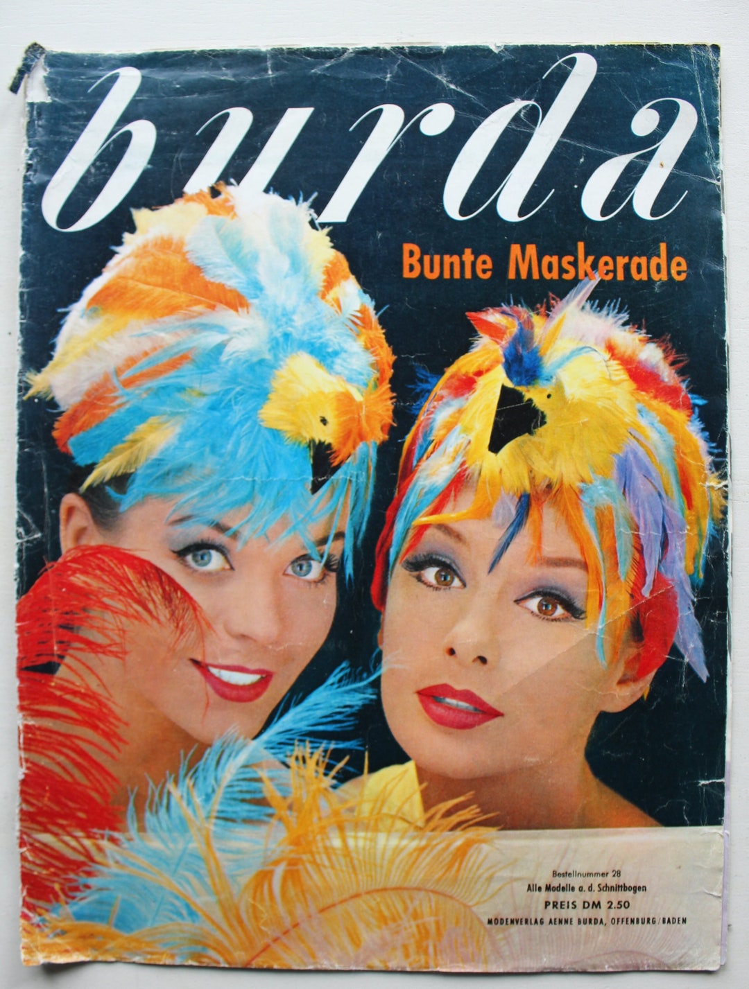 Etsy　Burda　Instructions　Colorful　Masquerade　Special　28　Issue　Issue