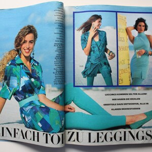 Burda Moden 4/ 1992 Anleitungen ,Schnittbogen , Modezeitschrift Modeheft Nähzeitschrift Modemagazin Bild 7