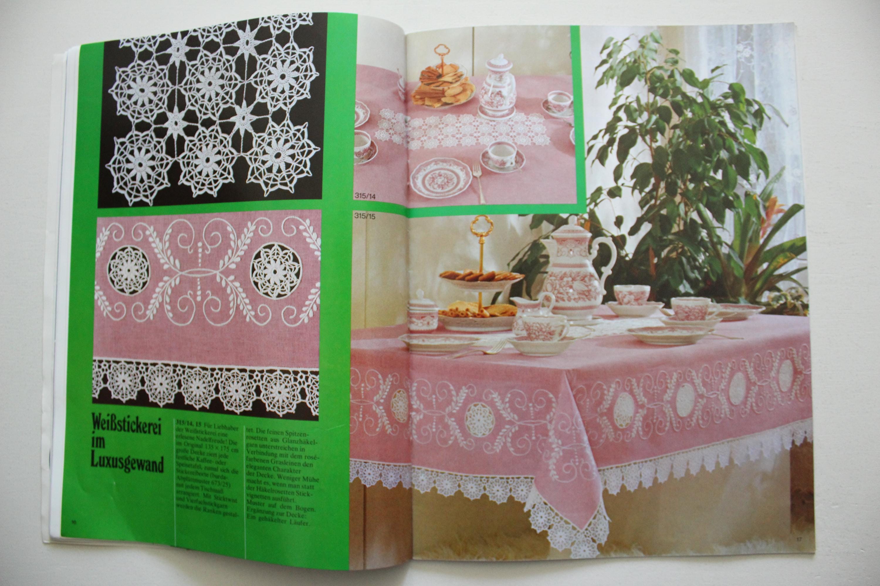 Burda Craft Booklet 1975 Pattern Sheet Craft Vintage - Etsy