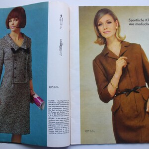 Günther Moden 12/ 1965 mit Schnittmustern , Modezeitschrift Modeheft Nähzeitschrift Modemagazin Modejournal Bild 3