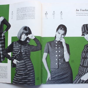 Günther Moden 12/ 1965 mit Schnittmustern , Modezeitschrift Modeheft Nähzeitschrift Modemagazin Modejournal Bild 6