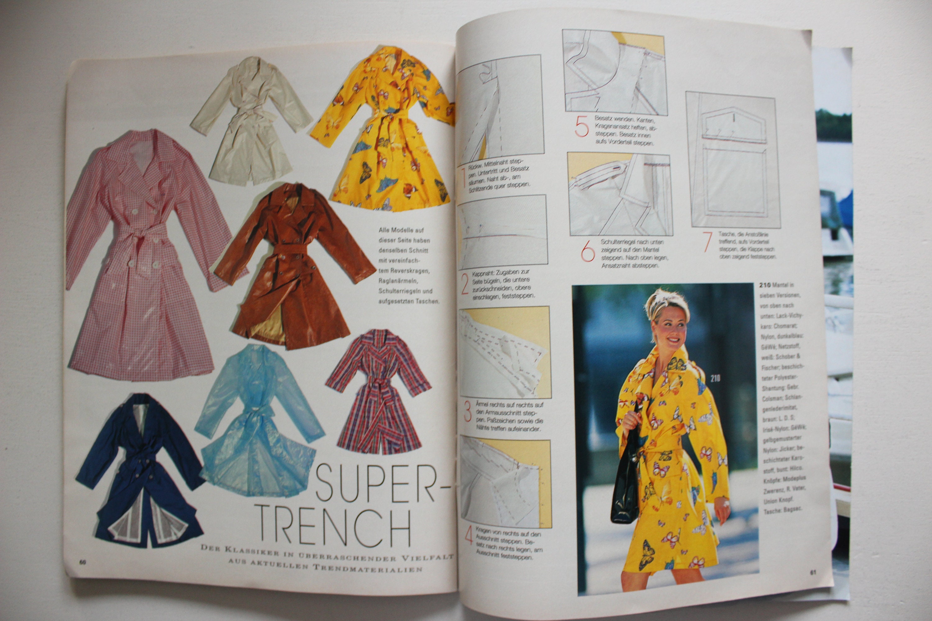 Magazine Burda Couture Facile Avec Cours De Couture Illustrés - Année 1996 - Occasion