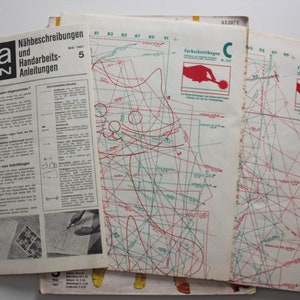 Burda Moden 5/ 1967 instructions, cutting sheets, fashion magazine, fashion booklet, sewing magazine, fashion magazine image 10