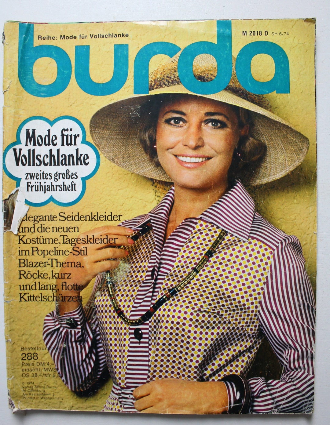 Burda Fashion for Full Figured People 1974  photo pic