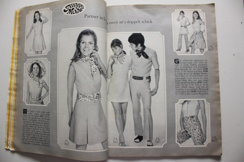 Burda Moden 7/ 1969 instructions, feuilles à découper, magazine de mode, livret de mode, magazine de couture, magazine de mode image 8