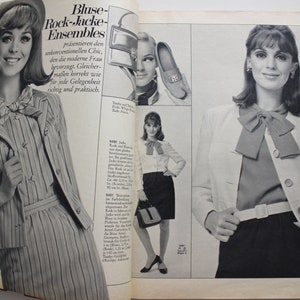 Burda Moden 5/ 1967 instructions, cutting sheets, fashion magazine, fashion booklet, sewing magazine, fashion magazine image 5