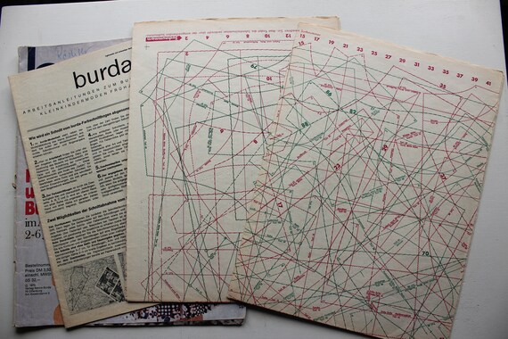 BURDA MODEN 1970年3冊セット 型紙付 ドイツ ジャンクジャーナル m20785843886_1.jpg?1725763003
