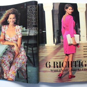 Burda Moden 4/ 1992 Anleitungen ,Schnittbogen , Modezeitschrift Modeheft Nähzeitschrift Modemagazin Bild 5