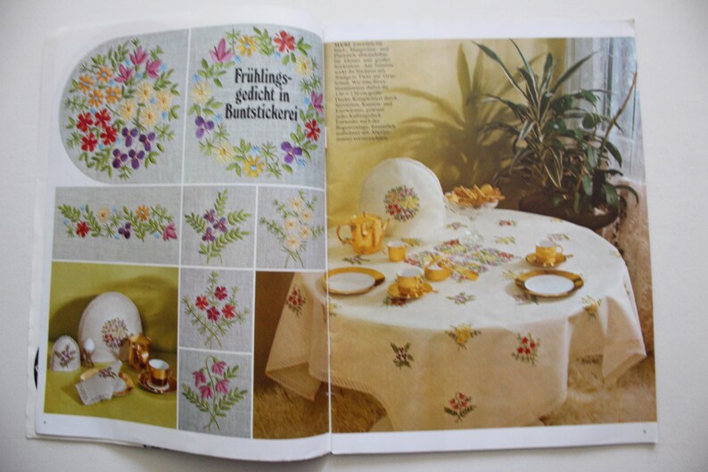Burda Craft Booklet 1975 Pattern Sheet Craft Vintage - Etsy