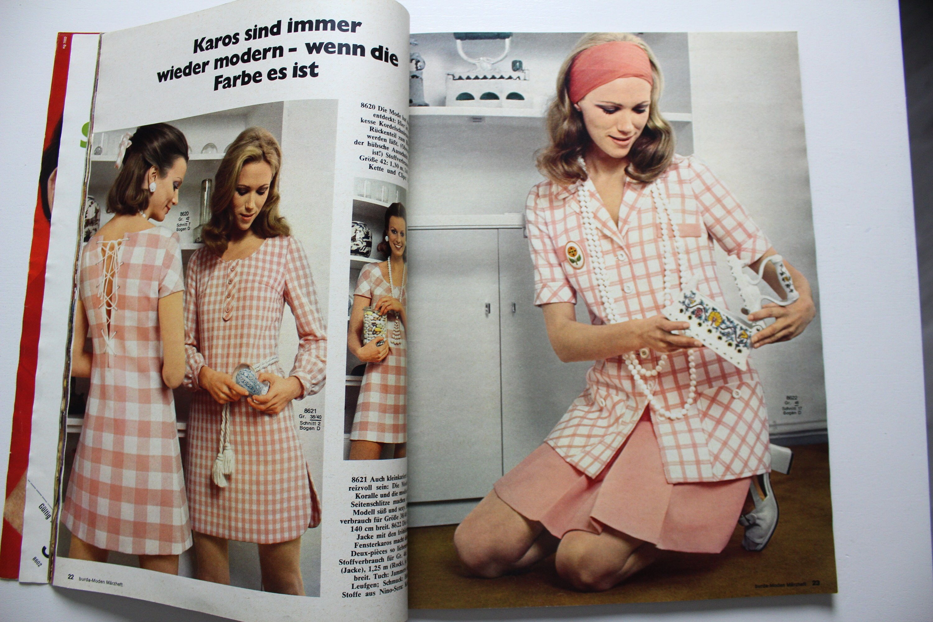 Burda Moden 3/ 1970 Instructions, Pattern Sheets, Fashion