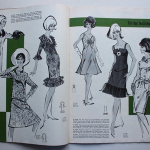 Günther Moden 12/ 1965 mit Schnittmustern , Modezeitschrift Modeheft Nähzeitschrift Modemagazin Modejournal Bild 8