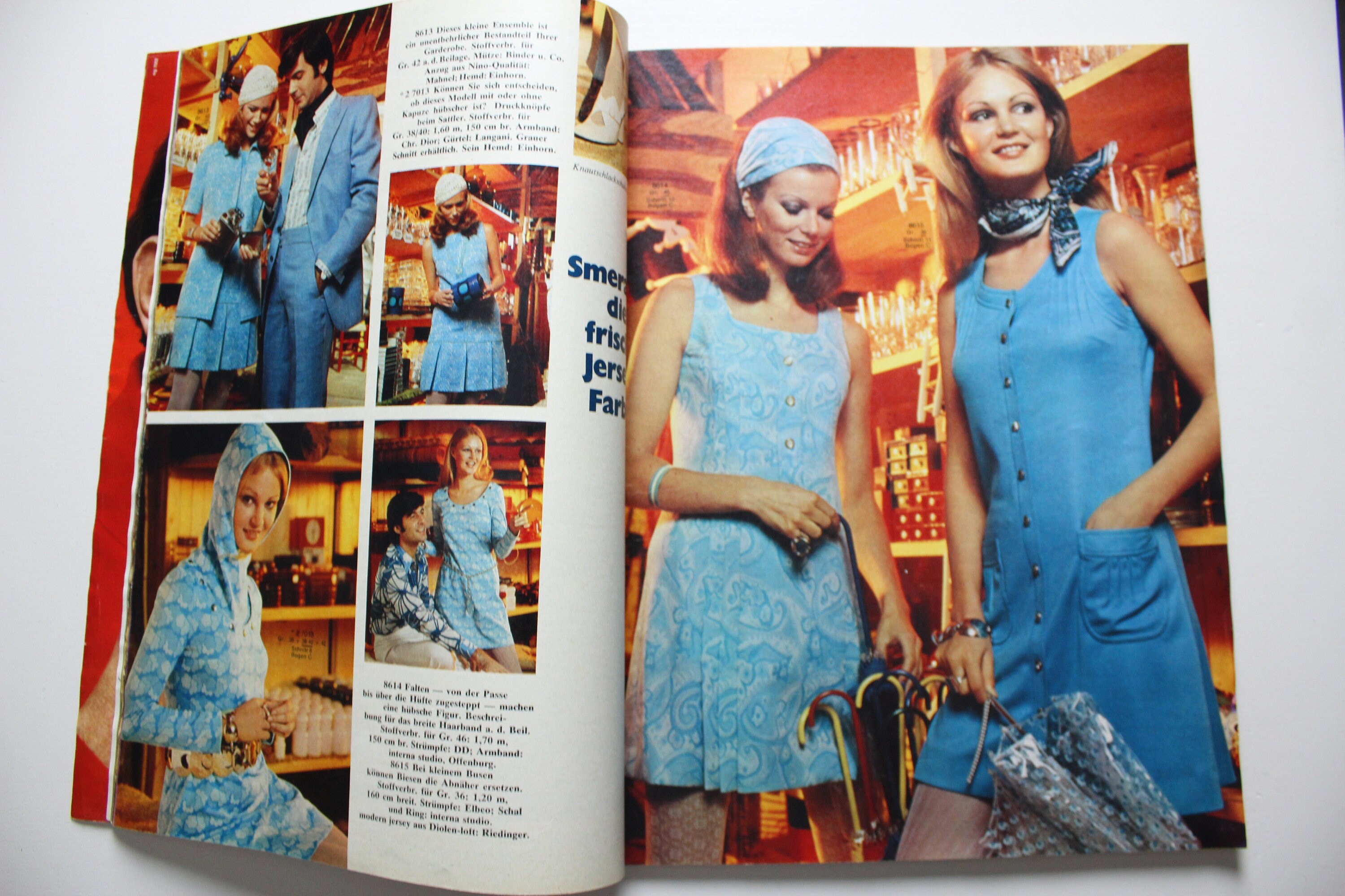 ドイツ『手芸雑誌 burda 1970年』 | ひるのつき