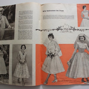 Beyer Mode 5 /1958 Arbeitsheft Schnittbogen Arbeitsheft Modezeitschrift Modeheft Nähzeitschrift Modemagazin Bild 9