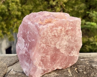 Pink Rose Quartz Chunk: Love Stone, Home Decor (3.5 kg)