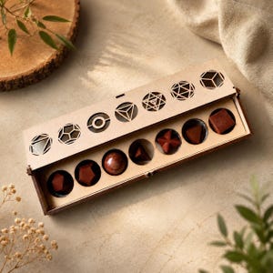 Red Jasper Platonic Solids Set: Sacred Geometry Crystal Meditation Tools