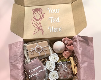Custom Self-Care Box, Relaxation gifts for women, Gift for her, Care Package, Relaxation Gift Set, Spa Gift for Her, Best Friend Gift