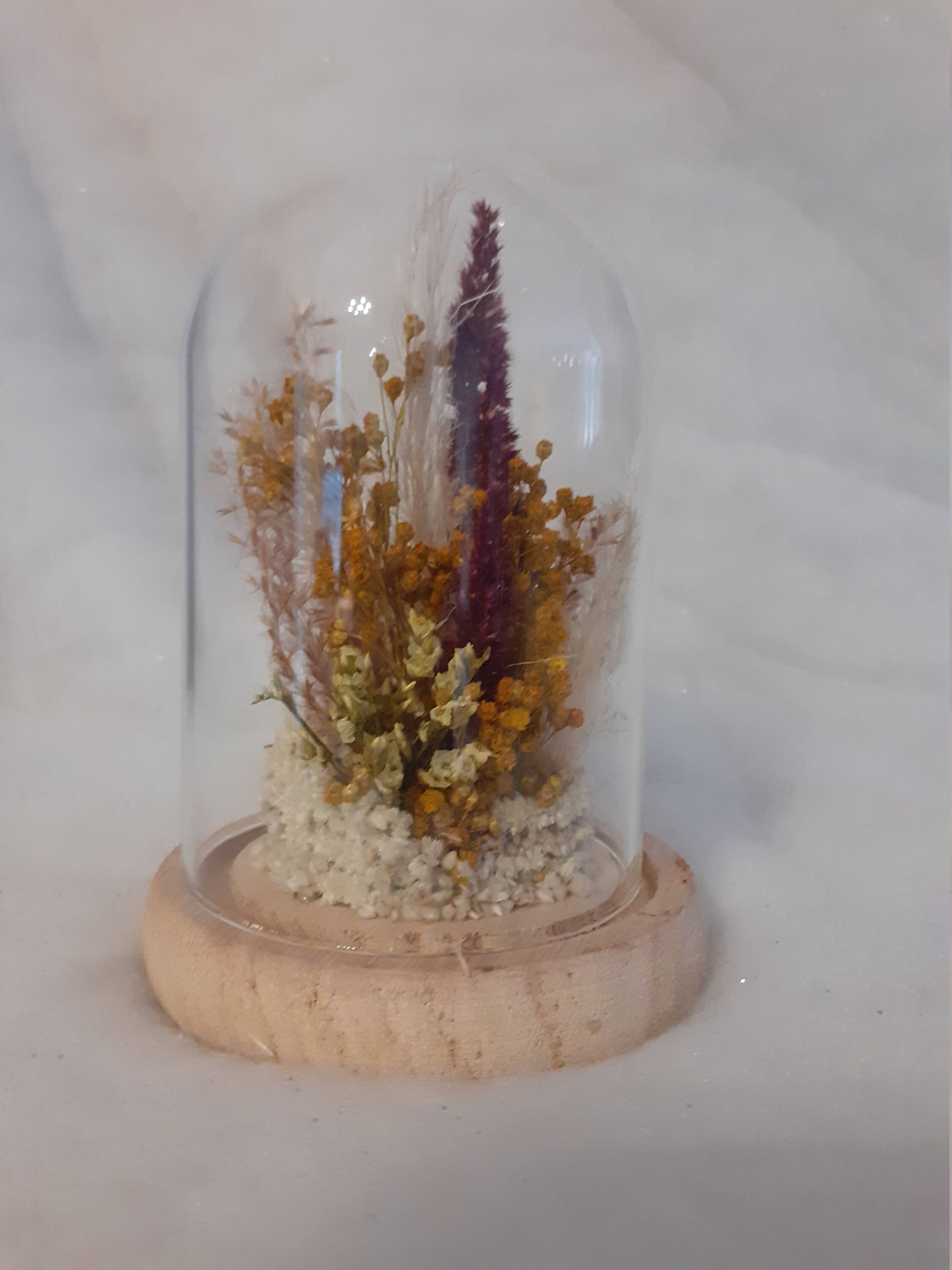 Cloche de Fleurs Séchées