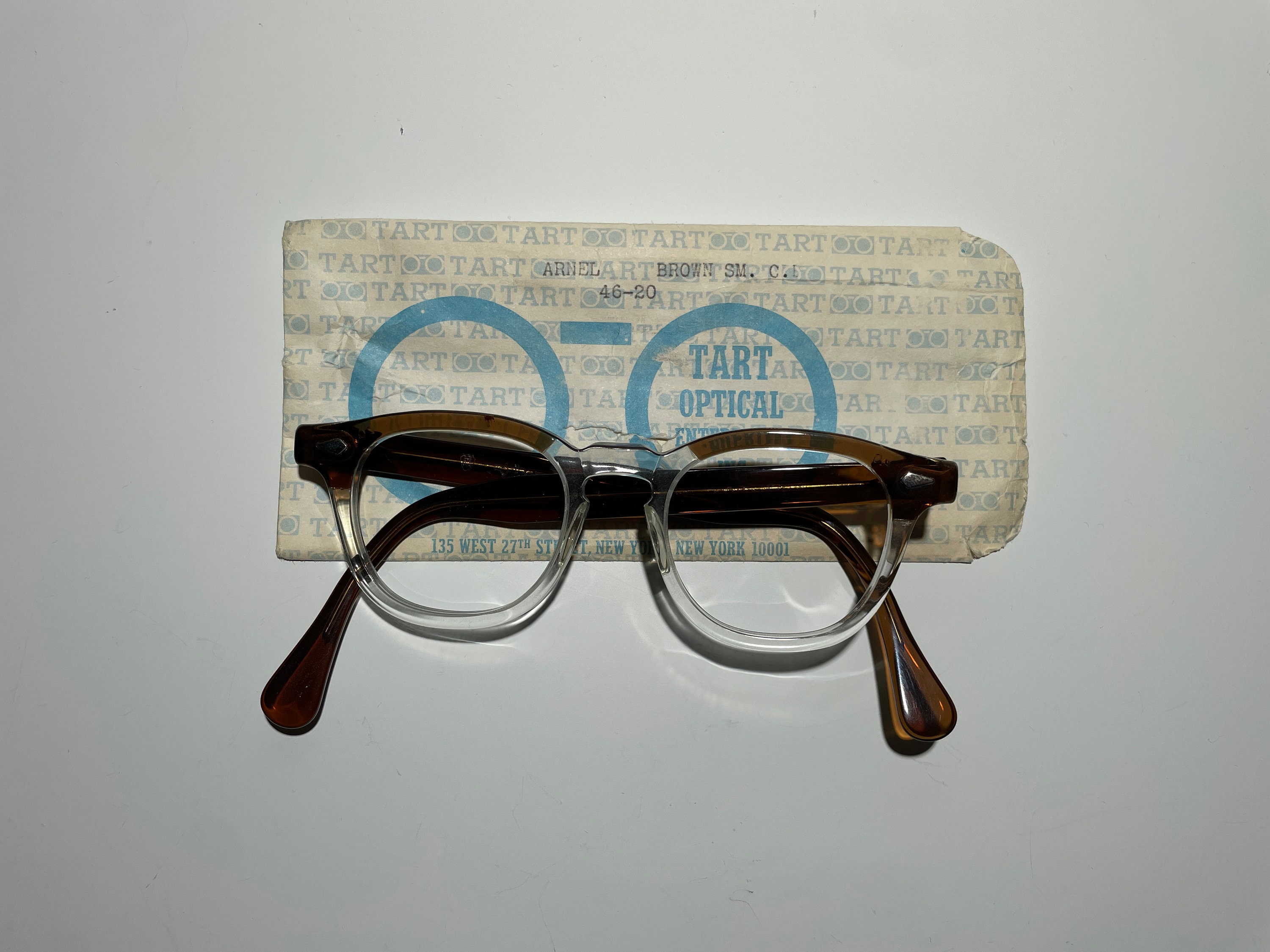 Vintage Tart Optical Arnel 46-20 Brown Smoke Clear - Etsy Vintage Tart Optical Arnel 46-20 Brown Smoke Clear - Etsy