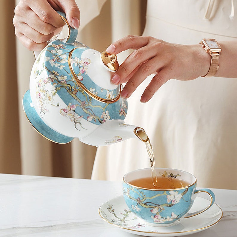 Coffee Seteuropean Luxury Bone China Mugafternoon Tea Tea Etsy