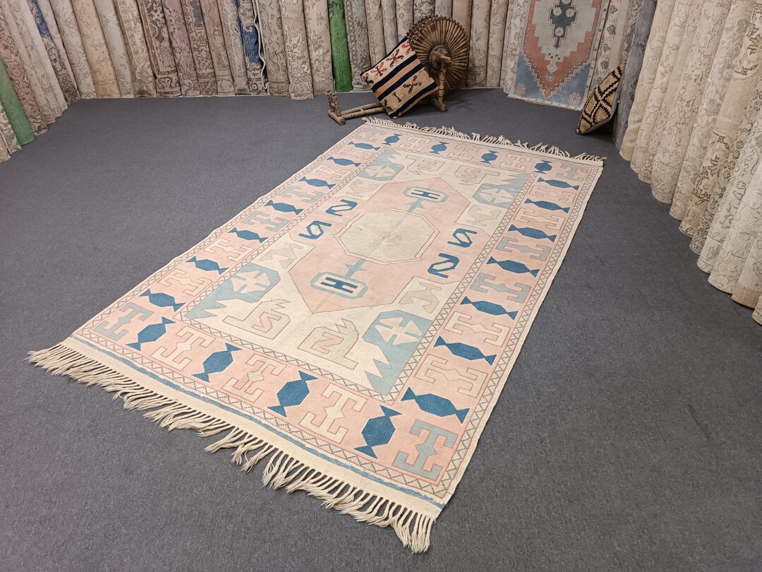 5x8 Rug Vintage Rug Bedroom Rug Anatolian Rug Dining Room Rug Etsy