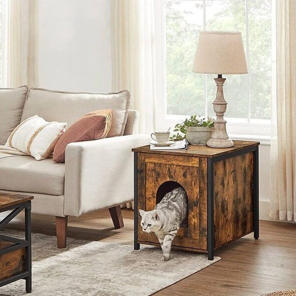 Hidden Litter Box Etsy