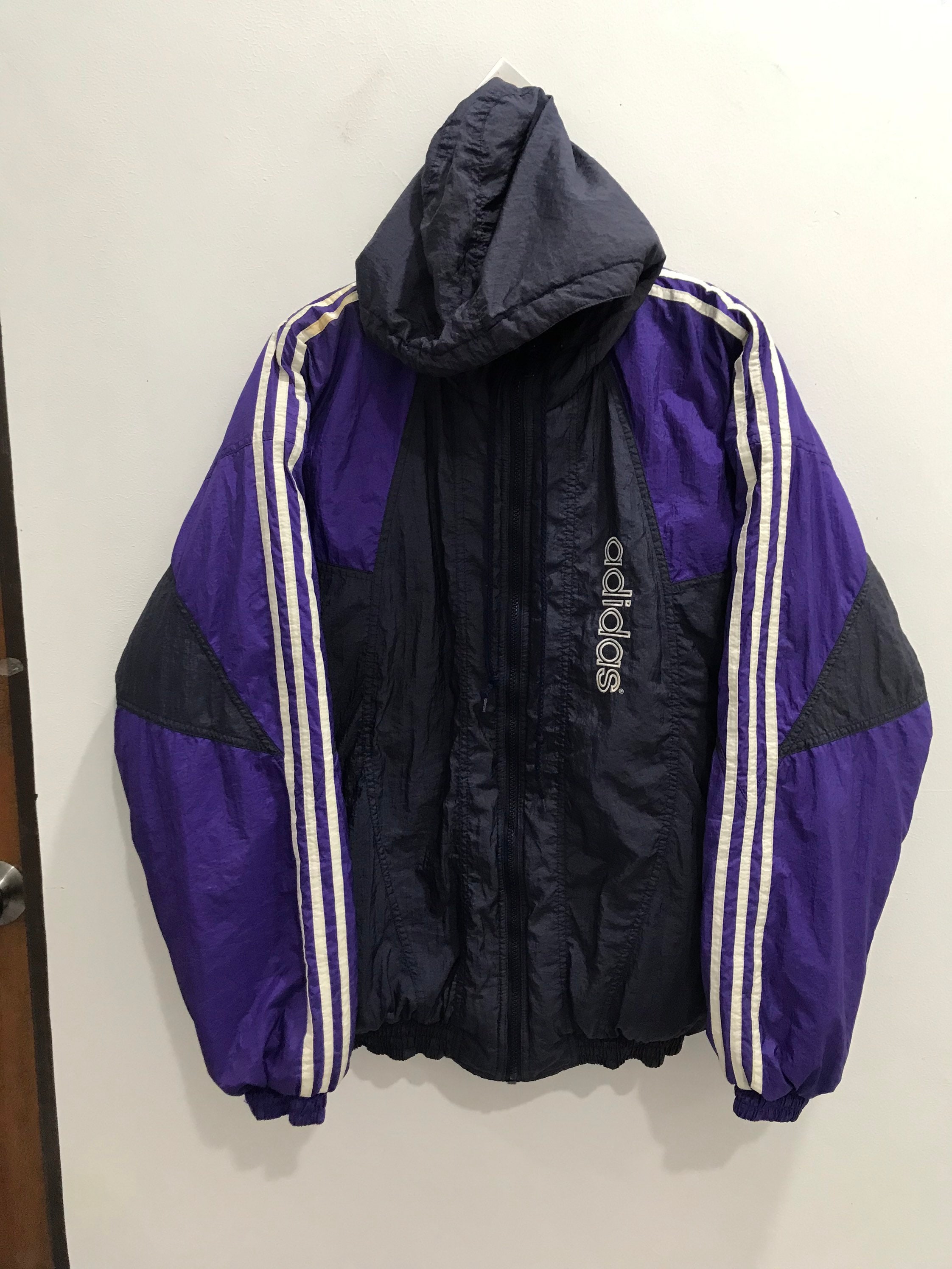 Purple Adidas Jacket - Etsy