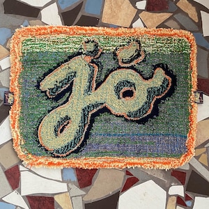 Vintage Retro Custom Tufted Rug