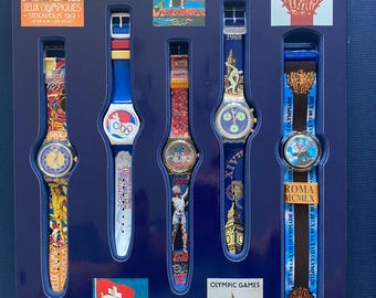 Swatch Atlanta 1996 Olympic Games Collection, 9-watch Box Set - Etsy