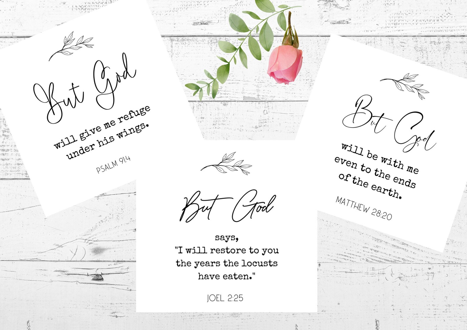 Encouraging Bible Verse Cards Printable, Scripture Note Cards for Women ...