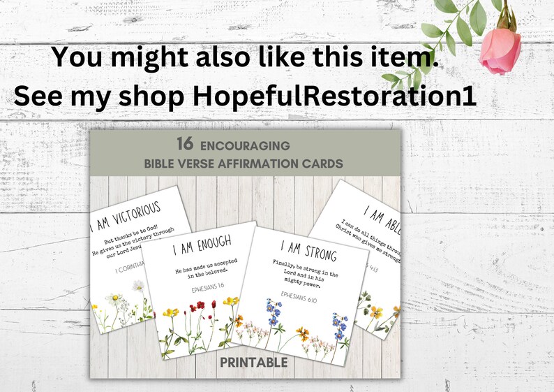Encouraging Bible Verse Cards Printable Scripture Note Cards - Etsy