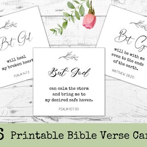 Encouraging Bible Verse Cards Printable Scripture Note Cards - Etsy