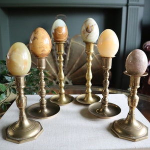 Onyx Eggs | Decorative Stone Egg Decor | Easter Decoration