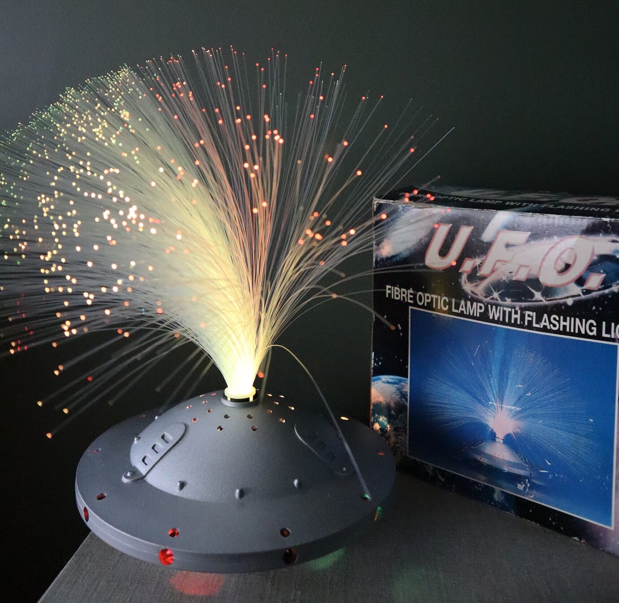 Ufo fibre optic lamp online