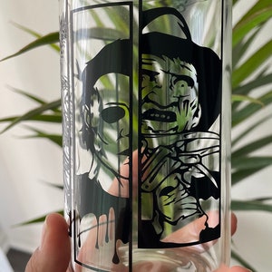Horror movie  glass can