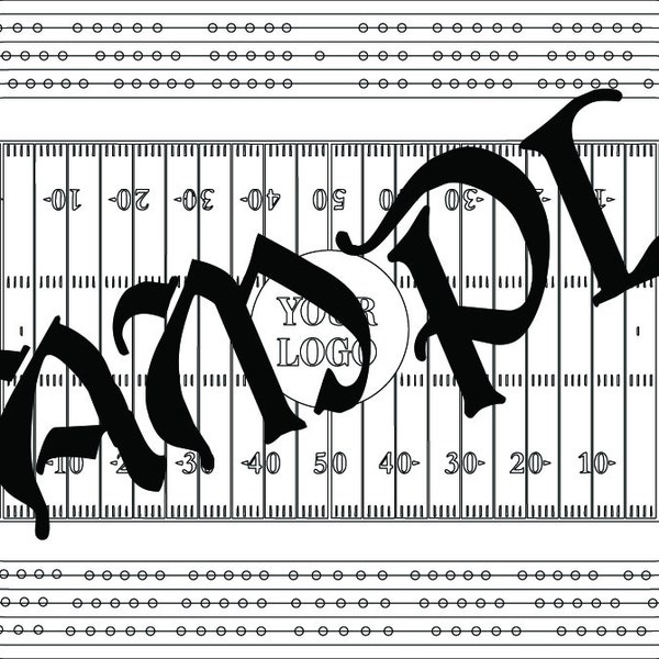 Custom Football Crib Board Cribbage Game Board Layout SVG File Glowforge CNC Laser