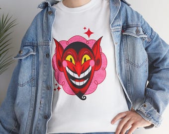 Die Powerpuff Girls: Him Unisex T-Shirt | 90er Jahre T-Shirt | Bläschen Blüte Hahnenfuß | Teufel | Satans | LGBTQ+