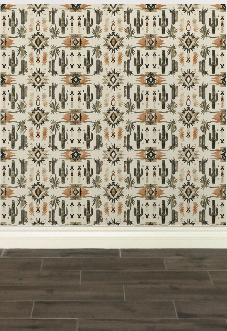 Western Wallpaper, Peel and Stick Wallpaper Removable Scenic Boho ...