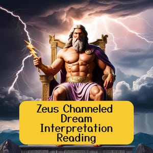 Interpretación de sueños canalizados por Zeus, lectura de Zeus por un médium psíquico honesto, lectura directa de mensajes canalizados de Zeus, trabajo con la sombra de la deidad Zeus