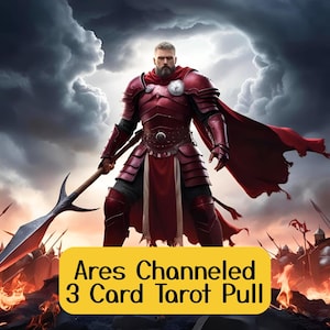 Lectura de la carta del tarot canalizada de Ares, lectura de Ares por un médium psíquico honesto, mensaje directo de Ares canalizado por la deidad, trabajo con la sombra de Ares.