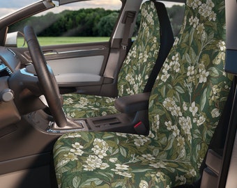 Fundas de asiento de coche bohemias, Accesorios bonitos para decoración de interiores de coche, Academia ligera bohemia, Coche hippie vintage pastel Whimsigoth Cottagecore para mujeres