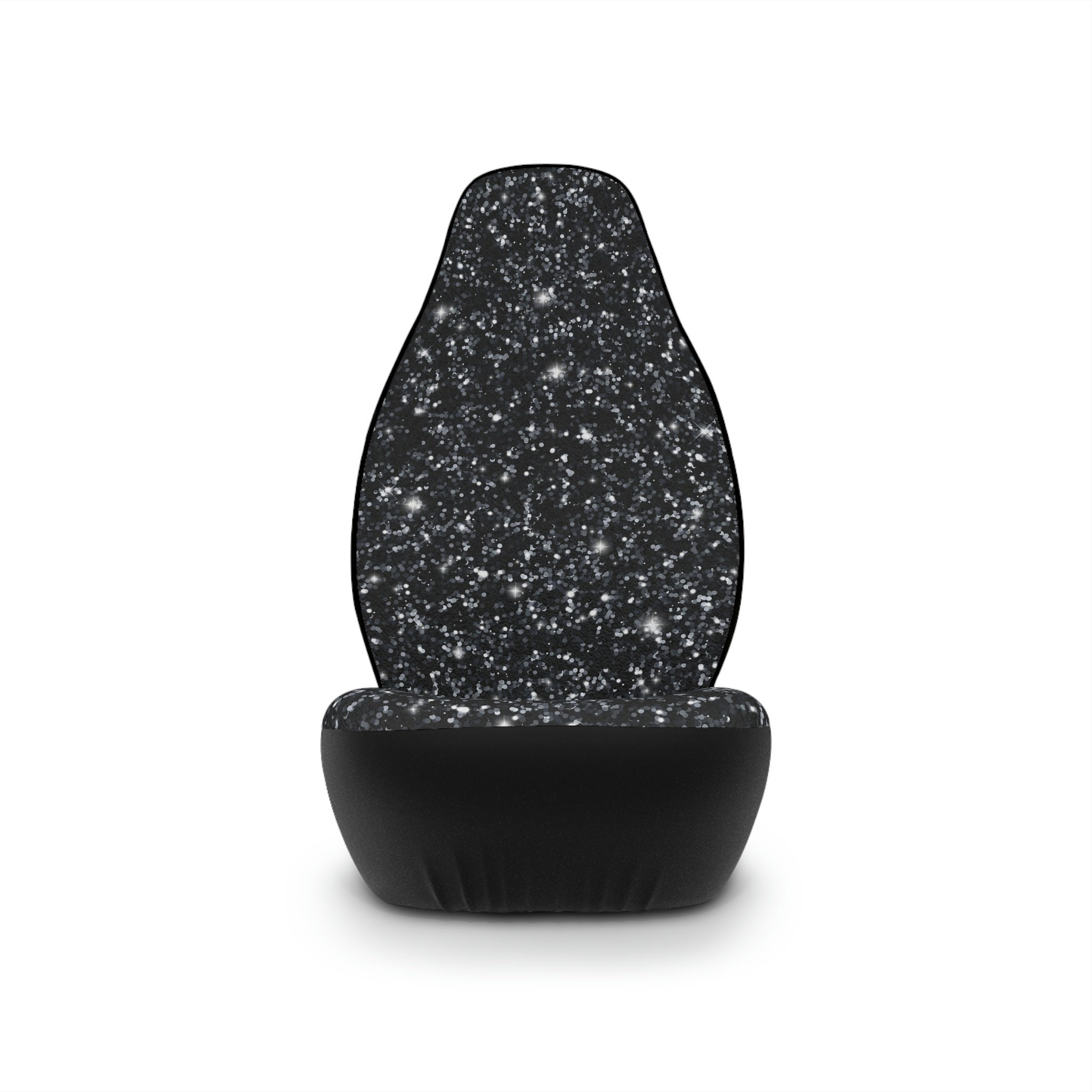 Black Glitter Bling Car Seat Covers Bling Car Accessories Etsy